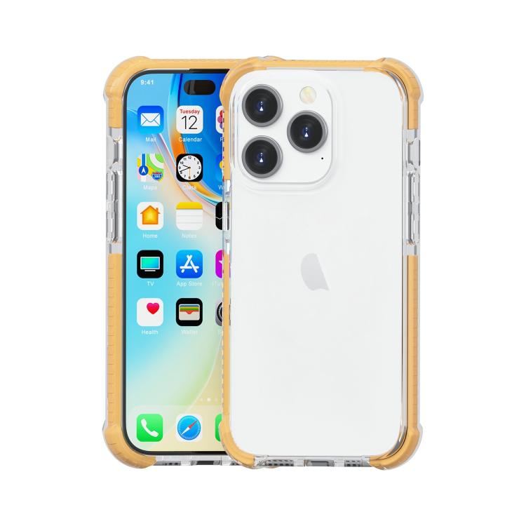 Four-corner Shockproof TPU Hybrid Acrylic Phone Case, For iPhone 15 Pro Max, For iPhone 15 Pro, For iPhone 15 Plus, For iPhone 15