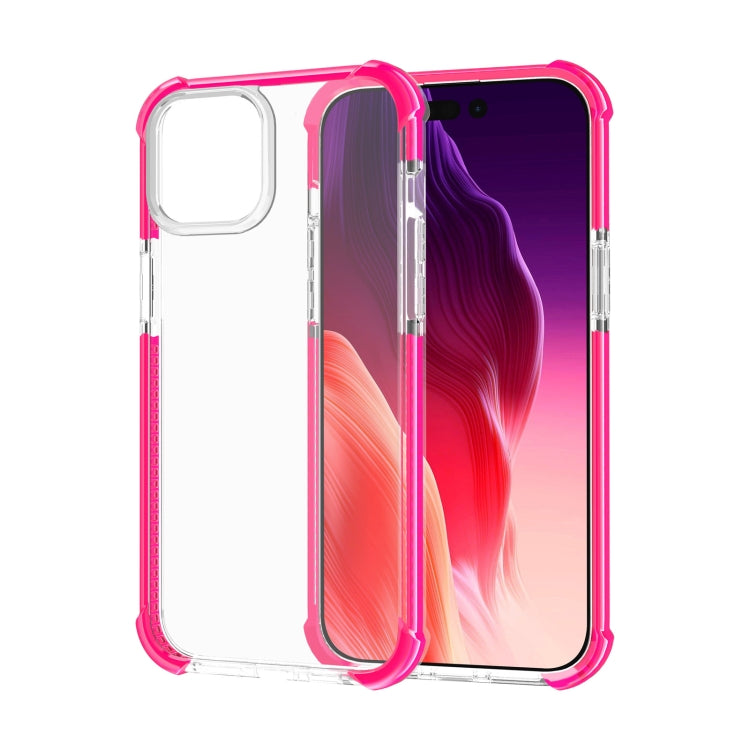 Four-corner Shockproof TPU Hybrid Acrylic Phone Case, For iPhone 15 Pro Max, For iPhone 15 Pro, For iPhone 15 Plus, For iPhone 15