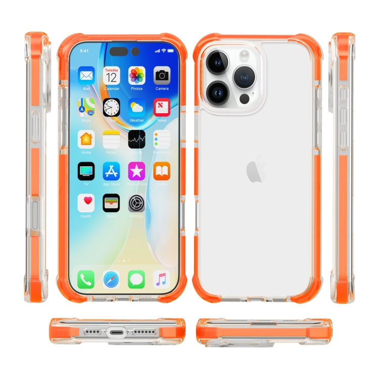 Four-corner Shockproof TPU Hybrid Acrylic Phone Case, For iPhone 16 Pro Max, For iPhone 16 Pro, For iPhone 16 Plus, For iPhone 16