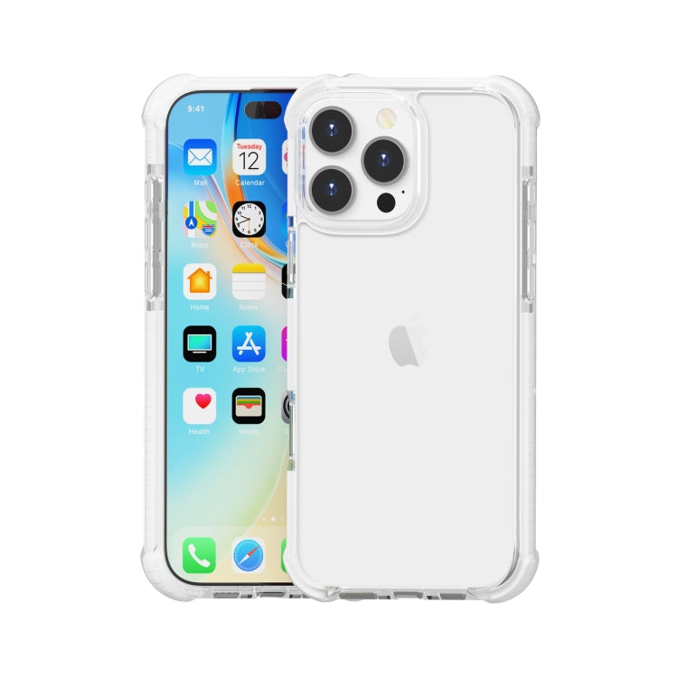 Four-corner Shockproof TPU Hybrid Acrylic Phone Case, For iPhone 16 Pro Max, For iPhone 16 Pro, For iPhone 16 Plus, For iPhone 16
