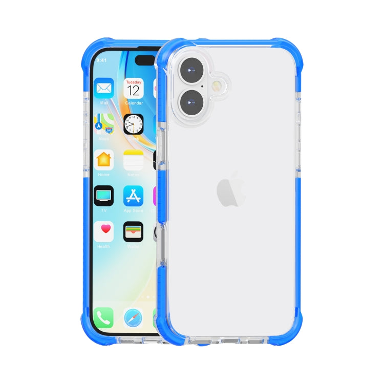 Four-corner Shockproof TPU Hybrid Acrylic Phone Case, For iPhone 16 Pro Max, For iPhone 16 Pro, For iPhone 16 Plus, For iPhone 16