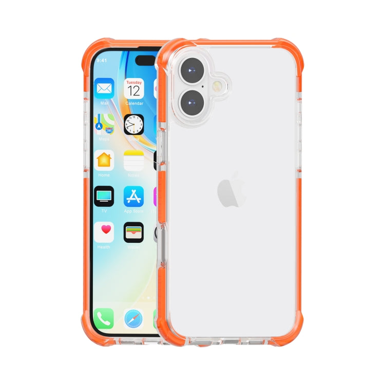 Four-corner Shockproof TPU Hybrid Acrylic Phone Case, For iPhone 16 Pro Max, For iPhone 16 Pro, For iPhone 16 Plus, For iPhone 16