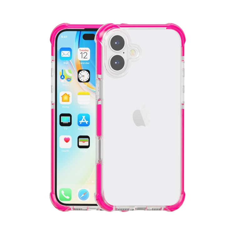 Four-corner Shockproof TPU Hybrid Acrylic Phone Case, For iPhone 16 Pro Max, For iPhone 16 Pro, For iPhone 16 Plus, For iPhone 16