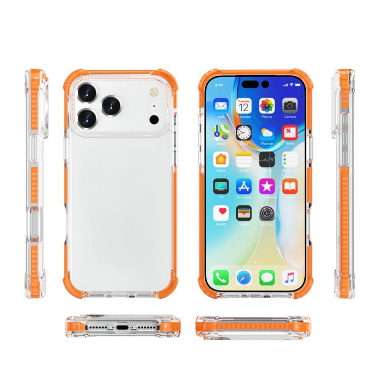 Four-corner Shockproof TPU Hybrid Acrylic Phone Case, For iPhone 17 Pro Max, For iPhone 17 Pro, For iPhone 17, For iPhone Air