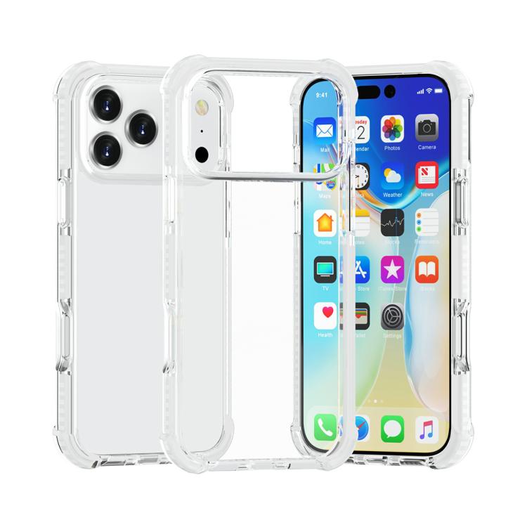 Four-corner Shockproof TPU Hybrid Acrylic Phone Case, For iPhone 17 Pro Max, For iPhone 17 Pro, For iPhone 17, For iPhone Air
