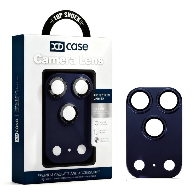 XDcase Armor Full-Coverage Frosted Metal Camera Lens Ring Film, For iPhone 17 Pro Max, For iPhone 17 Pro