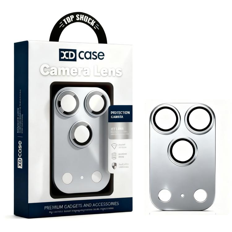 XDcase Armor Full-Coverage Frosted Metal Camera Lens Ring Film, For iPhone 17 Pro Max, For iPhone 17 Pro