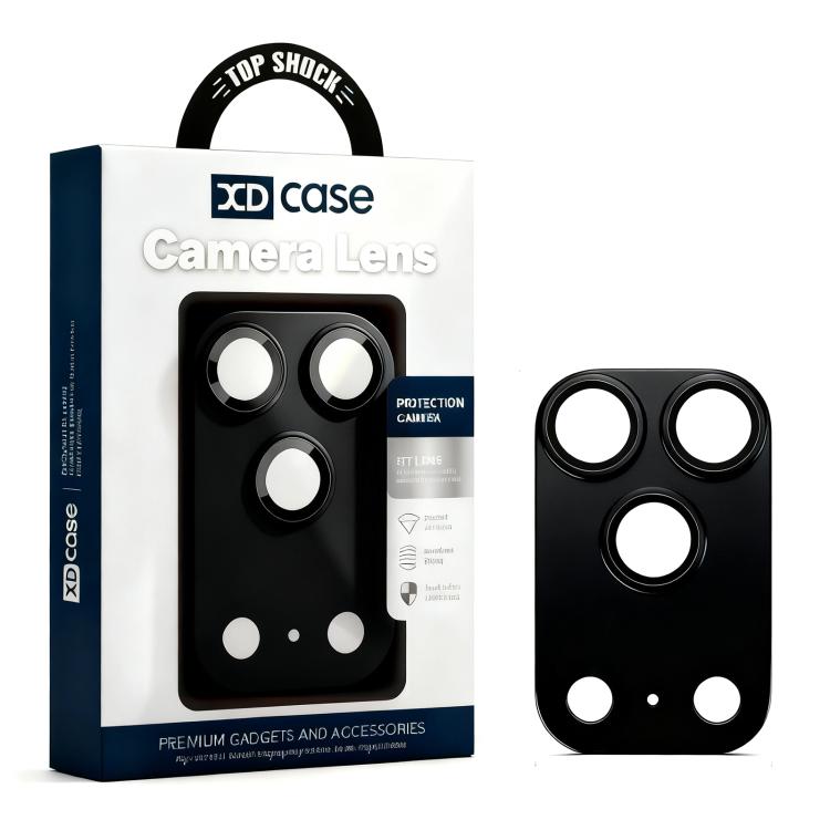 XDcase Armor Full-Coverage Frosted Metal Camera Lens Ring Film, For iPhone 17 Pro Max, For iPhone 17 Pro