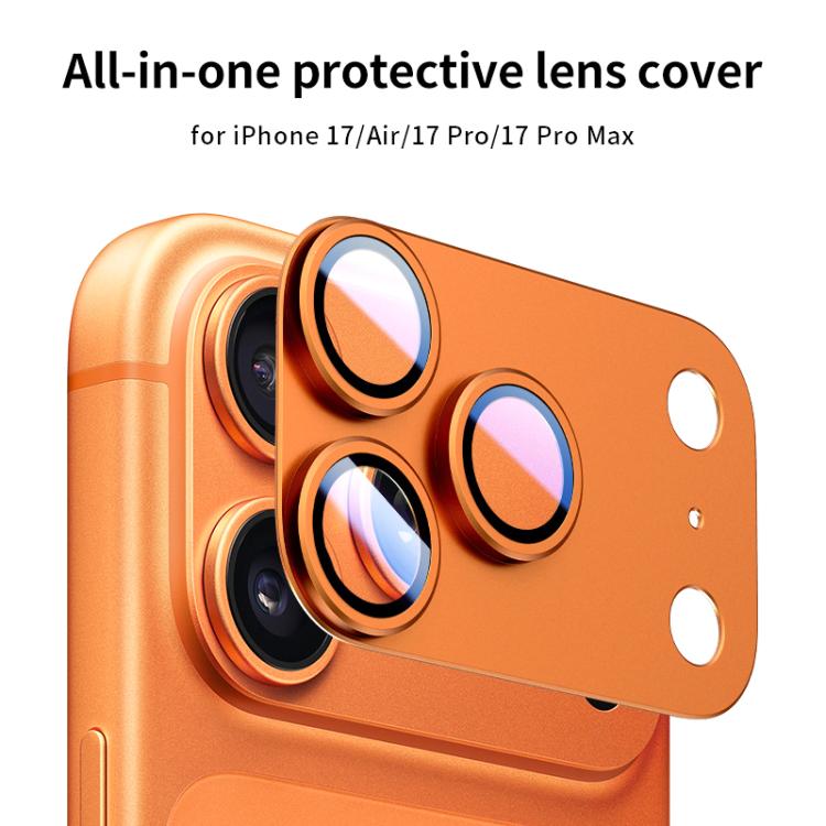 XDcase Armor Full-Coverage Frosted Metal Lens Ring Film