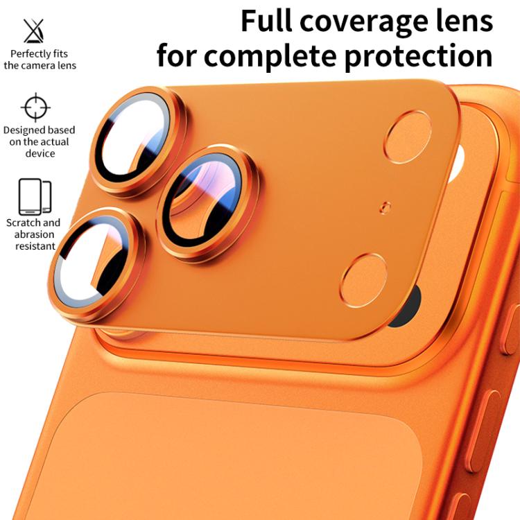 XDcase Armor Full-Coverage Frosted Metal Lens Ring Film