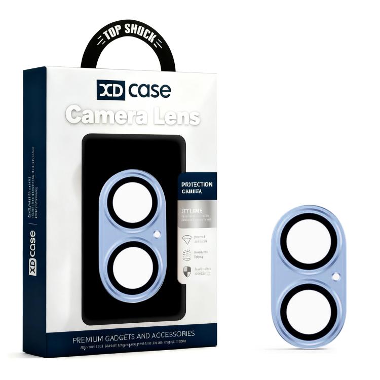 XDcase Armor Full-Coverage Frosted Metal Camera Lens Ring Film, For iPhone 17