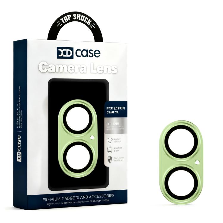 XDcase Armor Full-Coverage Frosted Metal Camera Lens Ring Film, For iPhone 17