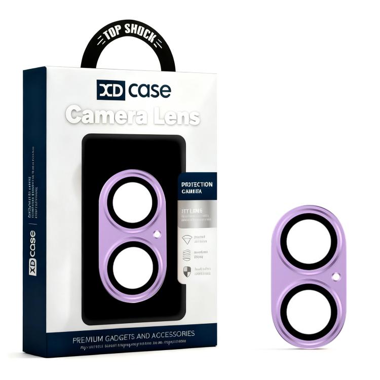 XDcase Armor Full-Coverage Frosted Metal Camera Lens Ring Film, For iPhone 17