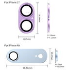 XDcase Armor Full-Coverage Frosted Metal Lens Ring Film, For iPhone Air