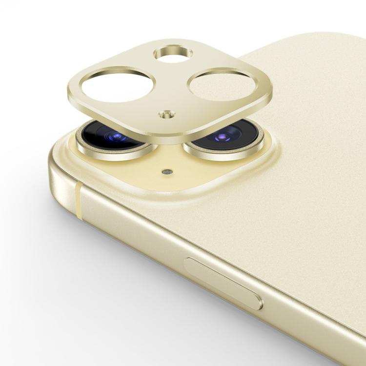 XDcase Titanium Alloy Hollow Camera Lens Protector, For iPhone 15 / 15 Plus