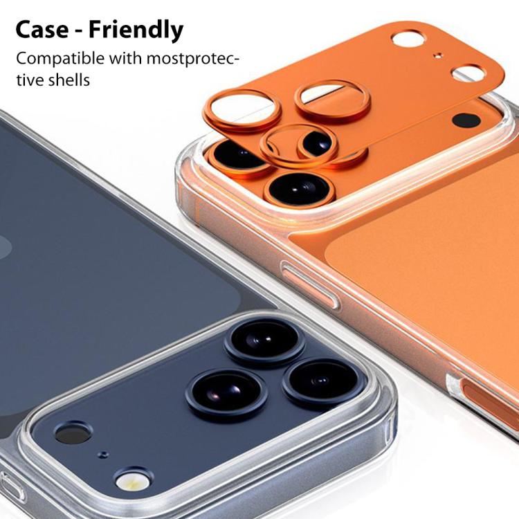 XDcase Titanium Alloy Hollow Camera Lens Protector, For iPhone 17 Pro Max, For iPhone 17 Pro