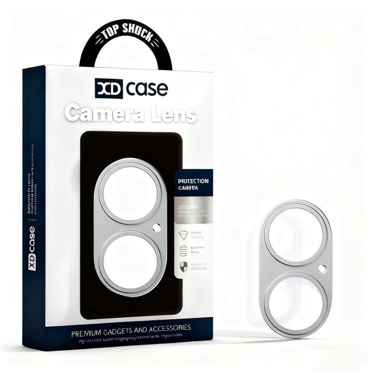 XDcase Titanium Alloy Hollow Camera Lens Protector, For iPhone 17