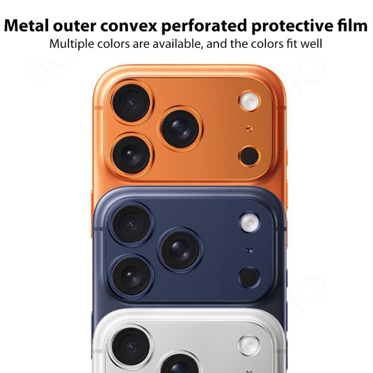 XDcase Titanium Alloy Hollow Camera Lens Protector, For iPhone 17