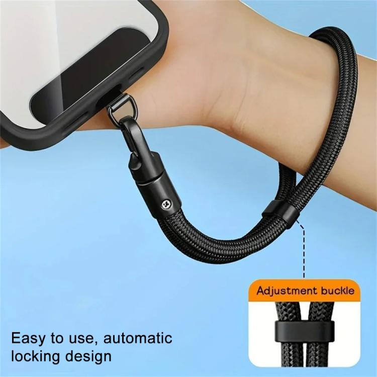 XDcase 7mm Polyester Rope with Gasket Adjustable Mobile Phone Wrist Lanyard