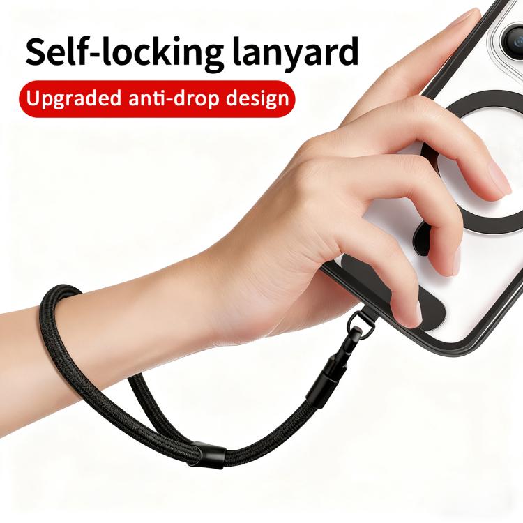 XDcase Racket Shape 7mm Polyester Rope with Gasket Adjustable Phone Wrist Lanyard