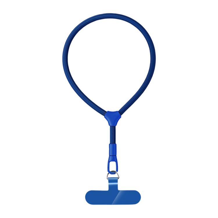 Racket Shape 7mm Polyester Rope with Gasket Adjustable Phone Wrist Lanyard