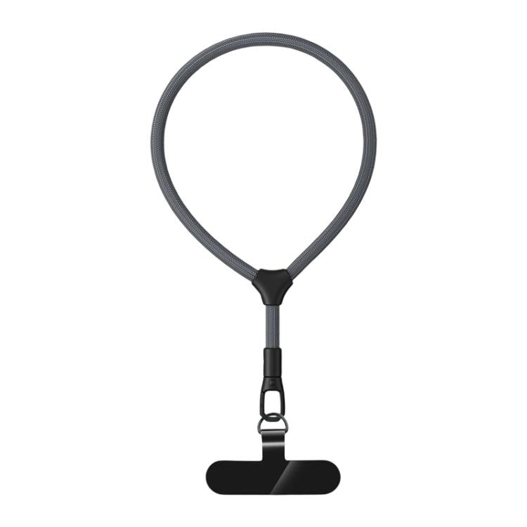 Racket Shape 7mm Polyester Rope with Gasket Adjustable Phone Wrist Lanyard