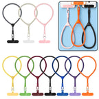 XDcase Racket Shape 7mm Polyester Rope with Gasket Adjustable Phone Wrist Lanyard