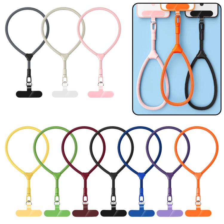 XDcase Racket Shape 7mm Polyester Rope with Gasket Adjustable Phone Wrist Lanyard