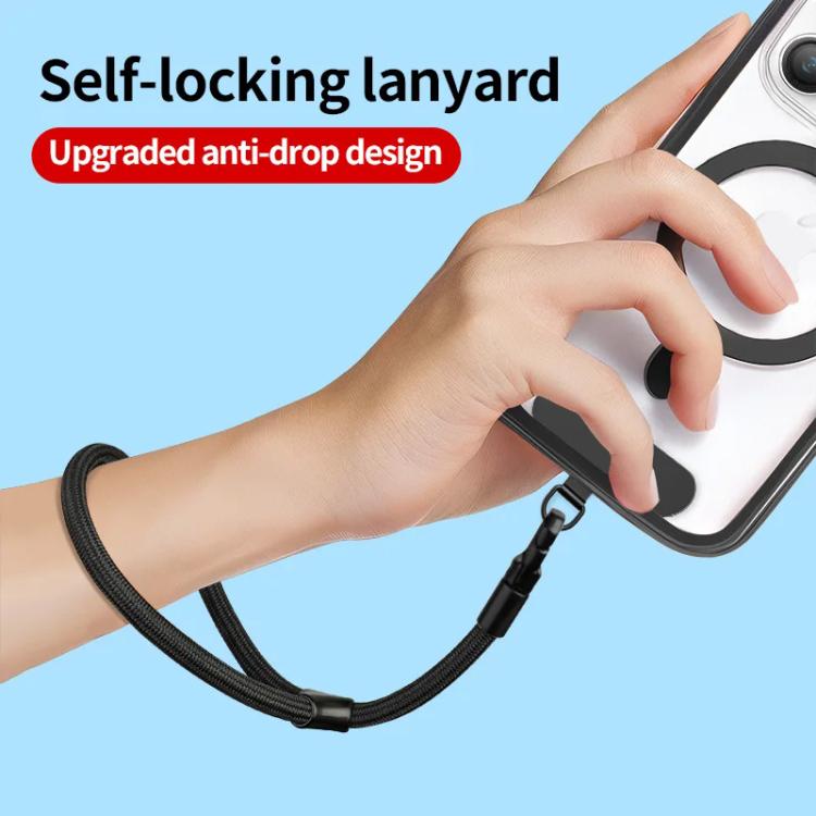 XDcase Racket Shape 7mm Polyester Rope with Gasket Adjustable Phone Wrist Lanyard