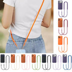 XDcase 7mm Polyester Rope Double Buckle Adjustable Crossbody Mobile Phone Lanyard