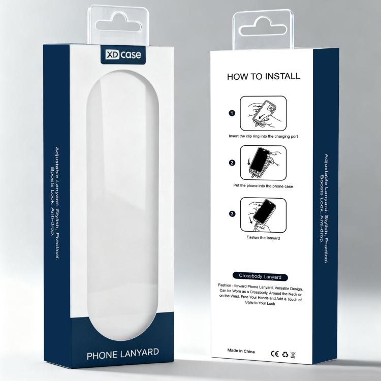 XDcase Double Buckle Adjustable Crossbody Mobile Phone Lanyard