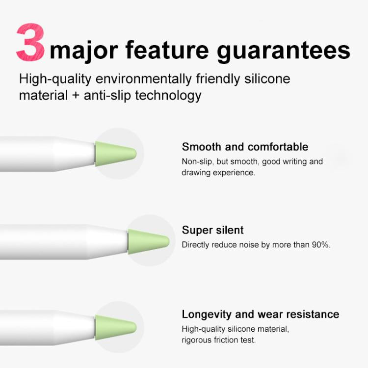 XDcase 8pcs / Set Non-slip Silent Silicone Stylus Tip Cover