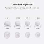 XDcase 4 Pairs Silicone Earplugs with Pressure Relief Holes L / M / S / XS Size, L / M / S / XS