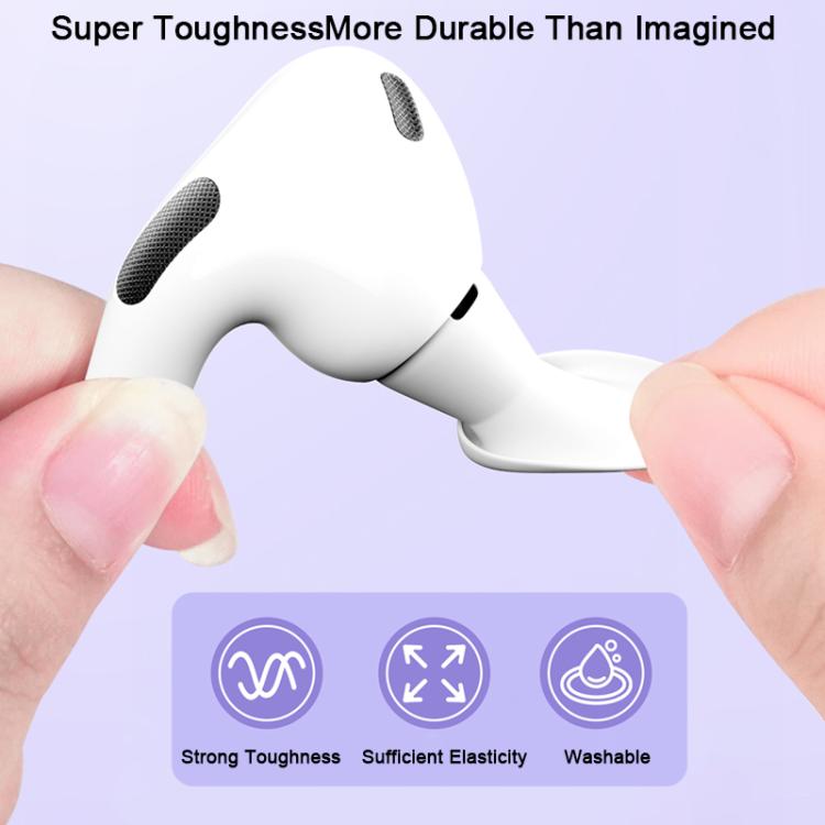 XDcase 4 Pairs Silicone Earplugs with Pressure Relief Holes L / M / S / XS Size