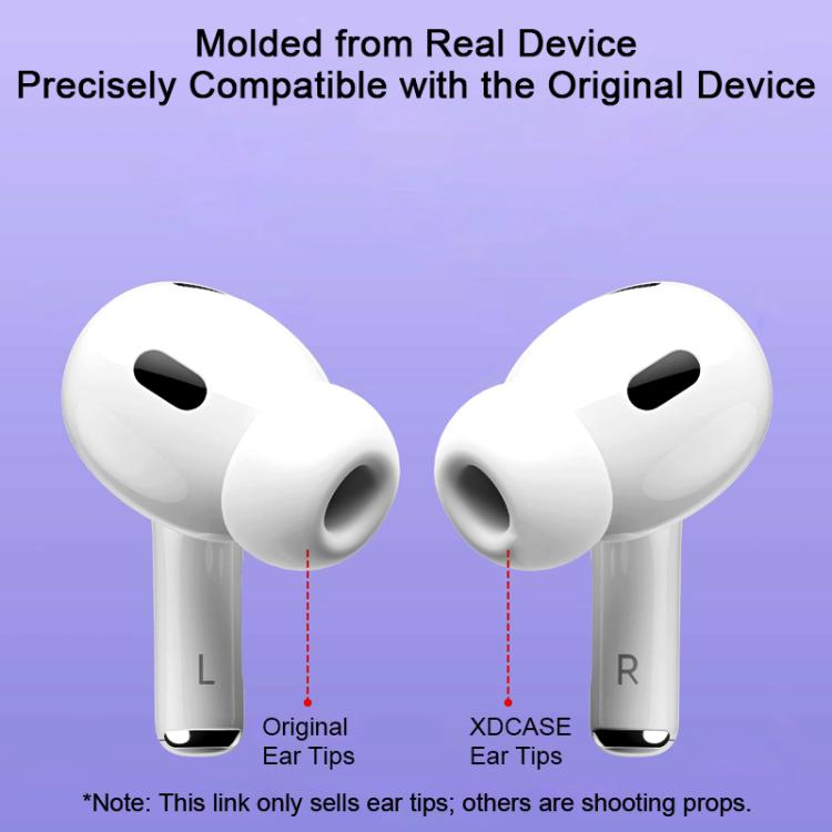 XDcase 2 Pairs Silicone Earplugs with Pressure Relief Holes L / S Size