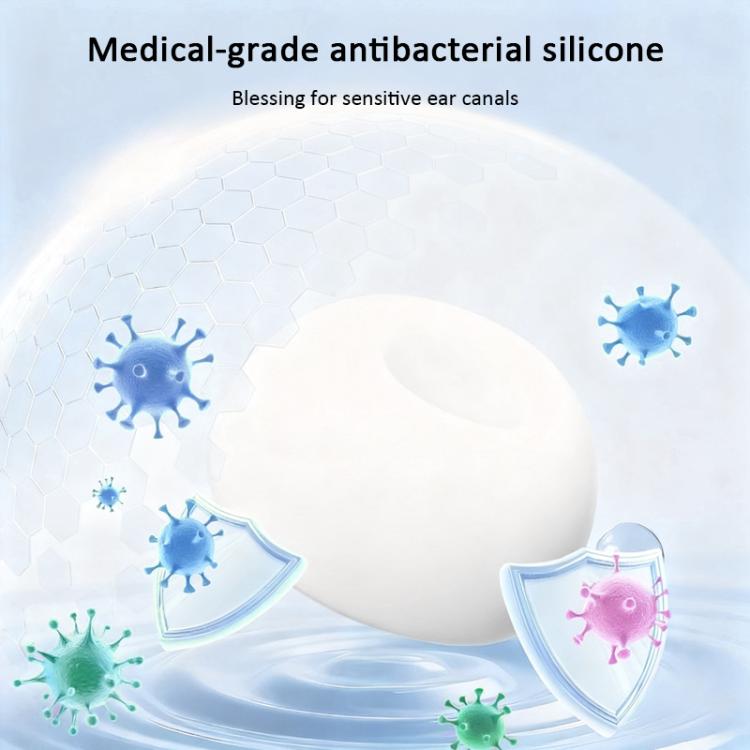 XDcase 3 Pairs Silicone Earplugs with Pressure Relief Holes L / M / S Size, L / M / S