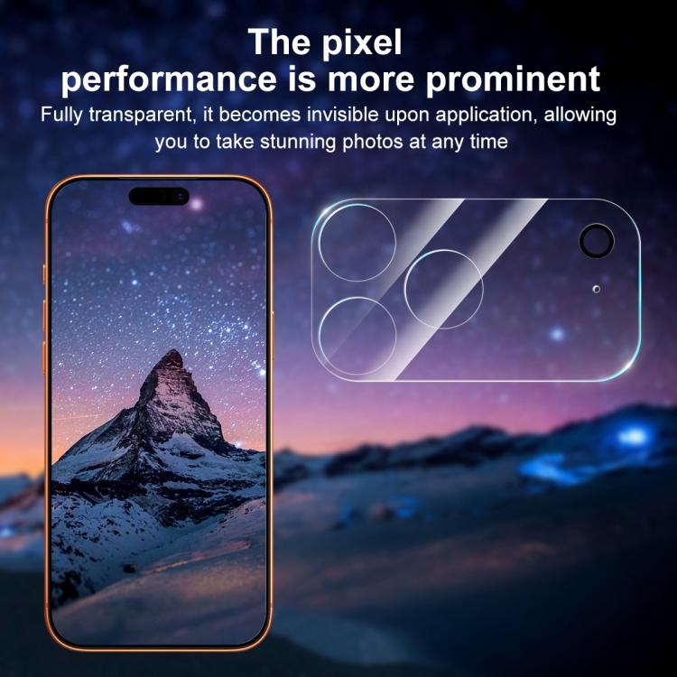 XDcase Transparent Integrated Tempered Glass Camera Film, For iPhone 17 Pro Max, For iPhone 17 Pro, For iPhone 17, For iPhone Air, For iPhone 16 Pro / 16 Pro Max, For iPhone 16 / 16 Plus, For iPhone 15 Pro / 15 Pro Max, For iPhone 15 / 15 Plus         ...