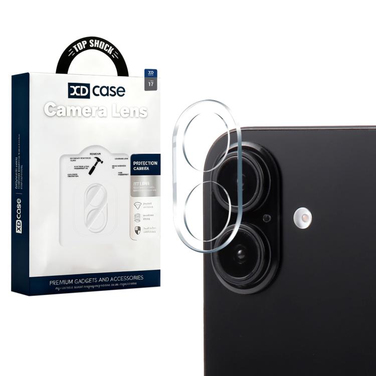 XDcase Transparent Integrated Tempered Glass Camera Film, For iPhone 17 Pro Max, For iPhone 17 Pro, For iPhone 17, For iPhone Air, For iPhone 16 Pro / 16 Pro Max, For iPhone 16 / 16 Plus, For iPhone 15 Pro / 15 Pro Max, For iPhone 15 / 15 Plus         ...