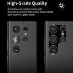 XDcase Titanium Alloy Hollow Camera Lens Protector, For Samsung Galaxy Z Fold7 5G, For Samsung Galaxy S25 5G, For Samsung Galaxy S25+ 5G, For Samsung Galaxy S25 Ultra 5G, For Samsung Galaxy S24 Ultra 5G