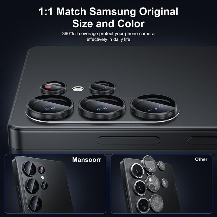 XDcase Frosted Armor Metal + Tempered Glass Camera Lens Film, For Samsung Galaxy S25 5G, For Samsung Galaxy S25+ 5G, For Samsung Galaxy S25 Ultra 5G, For Samsung Galaxy S24 Ultra 5G, For Samsung Galaxy S24+ 5G, For Samsung Galaxy S24 5G