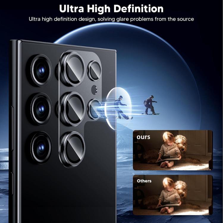 XDcase Frosted Armor Metal + Tempered Glass Camera Lens Film, For Samsung Galaxy S25 5G, For Samsung Galaxy S25+ 5G, For Samsung Galaxy S25 Ultra 5G, For Samsung Galaxy S24 Ultra 5G, For Samsung Galaxy S24+ 5G, For Samsung Galaxy S24 5G