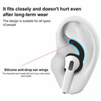 XDcase 3 Pairs Silicone Anti-slip Sports Ear Caps with Storage Case & Carabiner