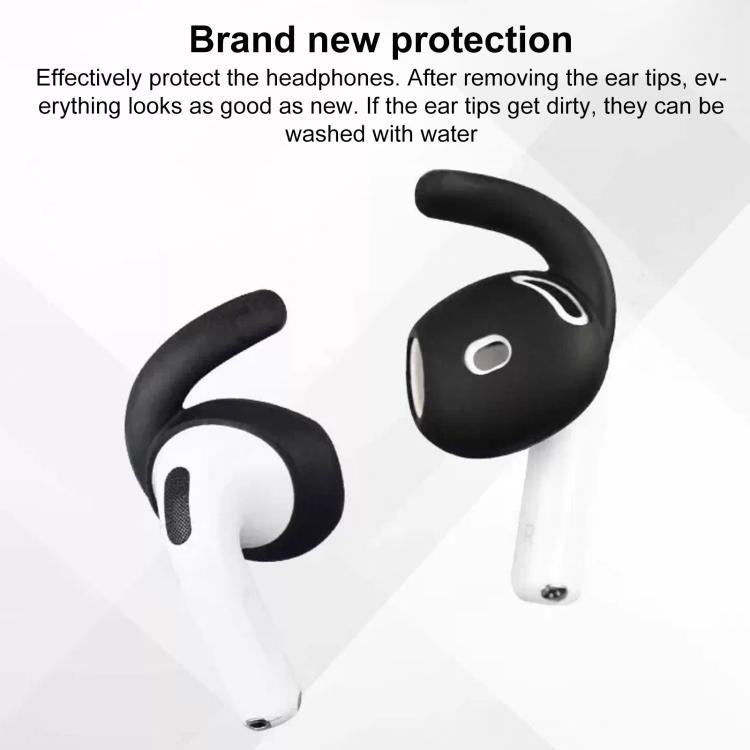 XDcase 3 Pairs Silicone Anti-slip Sports Ear Caps with Storage Case & Carabiner, For AirPods 4