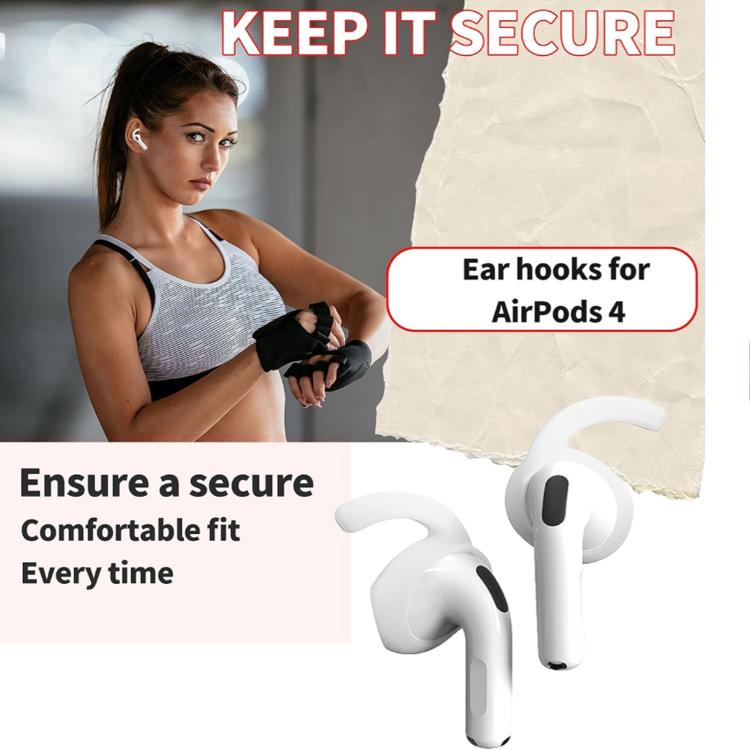 XDcase 3 Pairs Silicone Anti-slip Sports Ear Caps with Storage Case & Carabiner