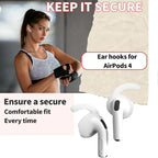 XDcase 3 Pairs Silicone Anti-slip Sports Ear Caps with Storage Case & Carabiner