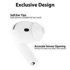 XDcase 3 Pairs Silicone Cover Ear Caps with Storage Case & Carabiner