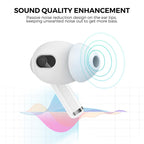 XDcase 3 Pairs Silicone Cover Ear Caps with Storage Case & Carabiner