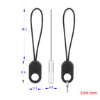 XDcase 5pcs DIY Lanyard Accessories for Phone Earphone Thickened Small Rope