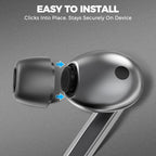XDcase 3 Pairs Silicone Ear Tips with Storage & Cleaning Kit, For Samsung Galaxy Buds3 Pro