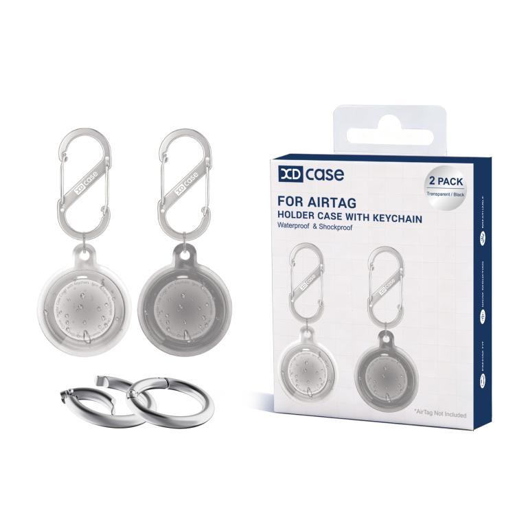 XDcase 2 Pack Full-cover Waterproof TPU Protective Case with Keychain
